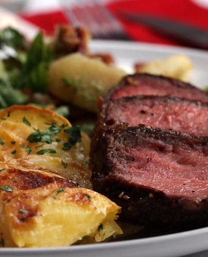 Garlic Butter Steak Recipe by Tasty