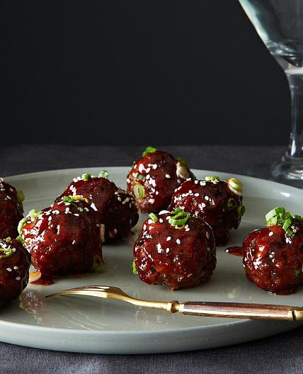 Spicy Korean-Style Gochujang Meatballs