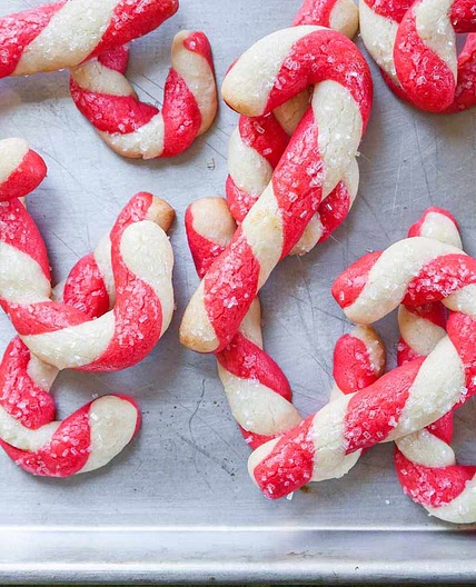Candy Cane Cookies