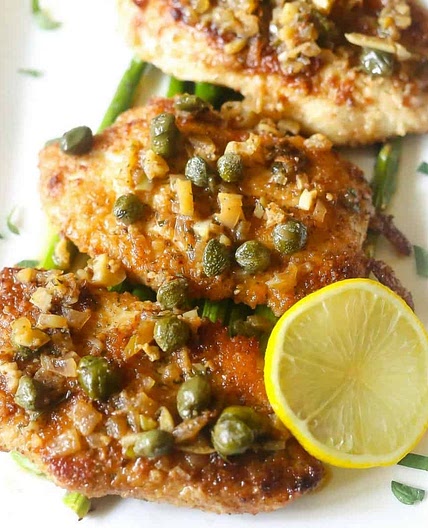 Low Carb Lemon Chicken Piccata
