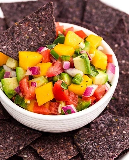 Avocado and Mango Salsa