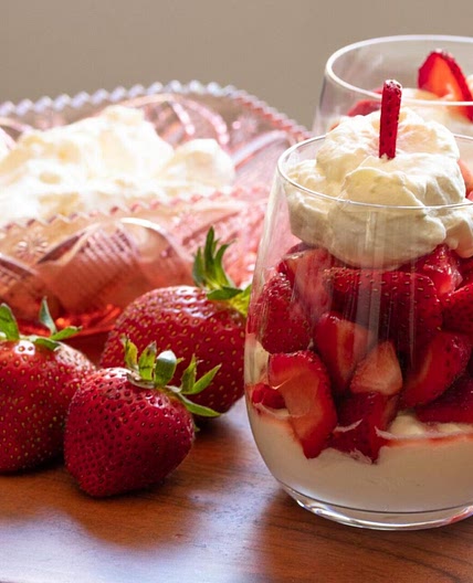 Strawberries Chantilly - A Delightful Spring dessert
