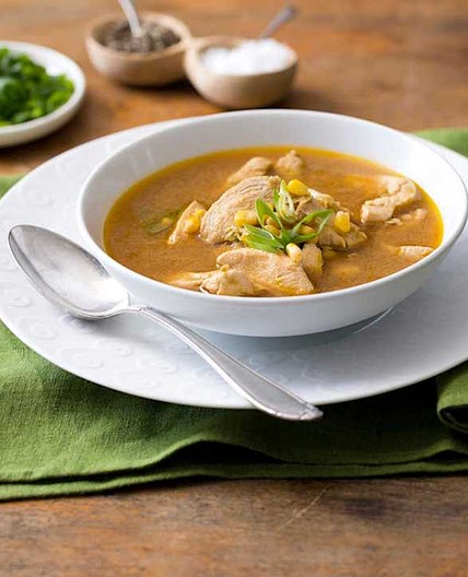Chicken and sweet corn soup
