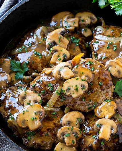 Salisbury Steak with Mushroom Gravy