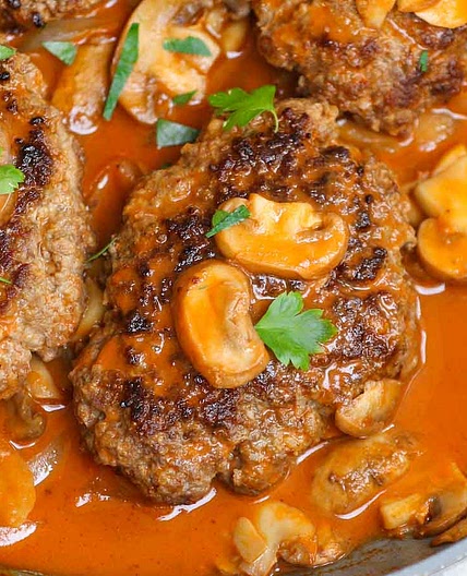 Bobby Flay Salisbury Steak Recipe