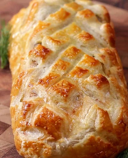 Puff Pastry Salmon (Salmon Wellington) Recipe by Tasty