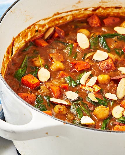 Sweet potato and chickpea curry