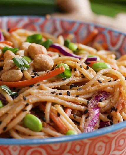 Sesame Peanut Noodles Recipe by Tasty