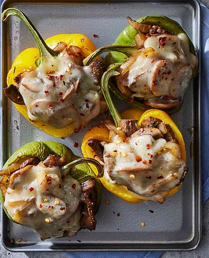 Philly Cheesesteak Stuffed Peppers