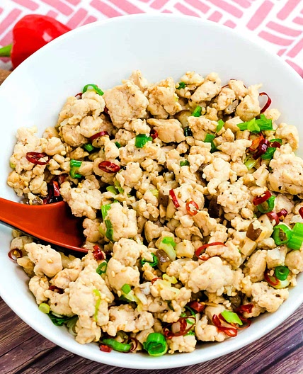 Asian Ground Chicken Stir Fry