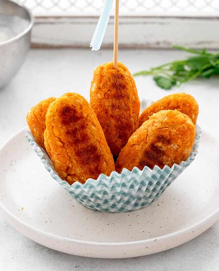 Homemade Sweet Potato Tots Recipe {Great for BLW!}