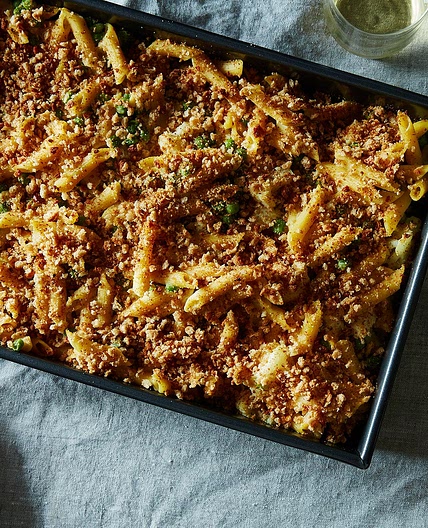 Vegan Cauliflower Alfredo Bake