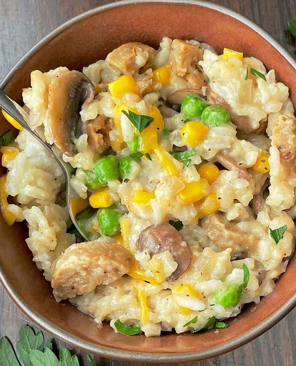 Vegan Casserole with Rice
