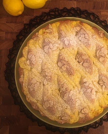 Vanilla Custard Cream Pie Cake