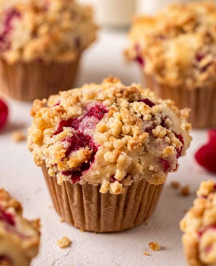 Vegan Raspberry Muffins
