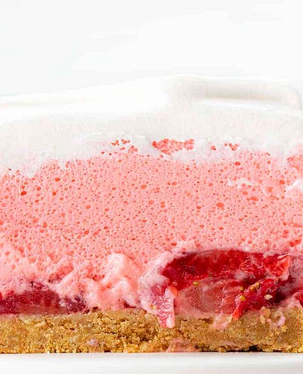Strawberry Woolworth Icebox Cheesecake