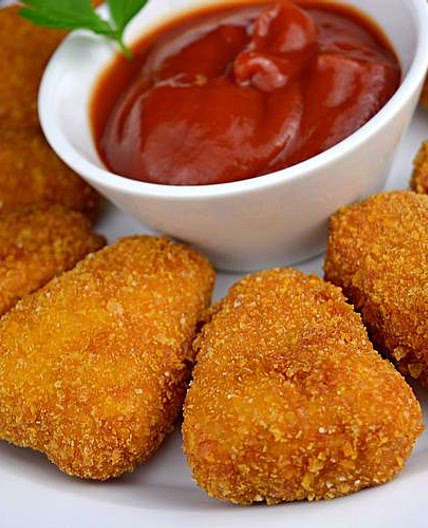 Nuggets de pollo caseros