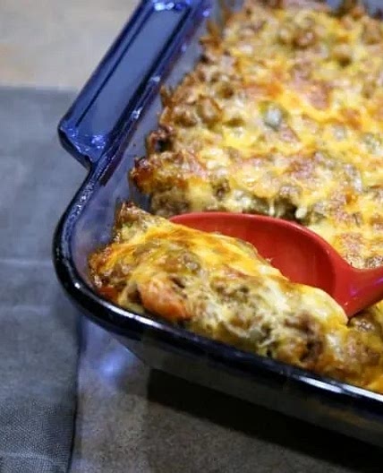 Keto Cheesy Taco Casserole Recipe