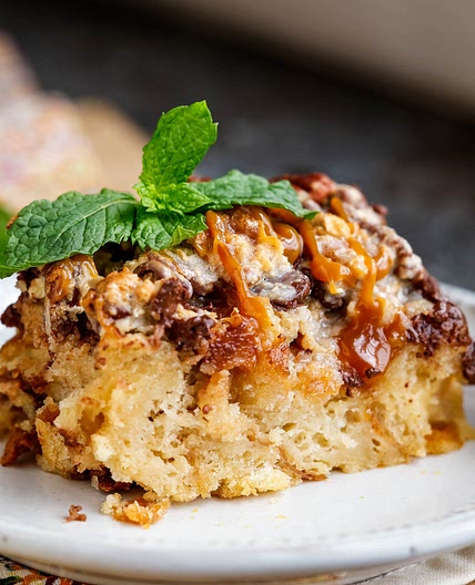 Texas Trash Bread Pudding