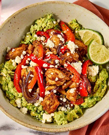 Chicken Guacamole Bowls Deliver 32 Grams of Protein