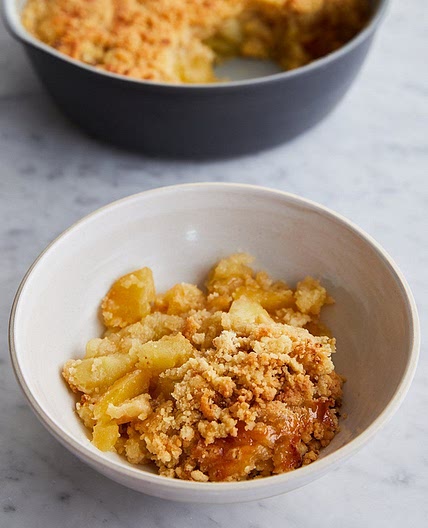 Classic apple crumble
