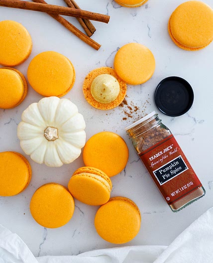 Pumpkin Spice Macarons