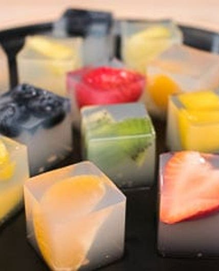 Coconut Water Jelly Cubes