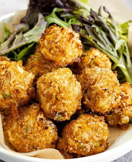 Kid-friendly salmon and rice balls recipe