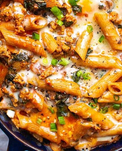 Ground Turkey Pasta Bake