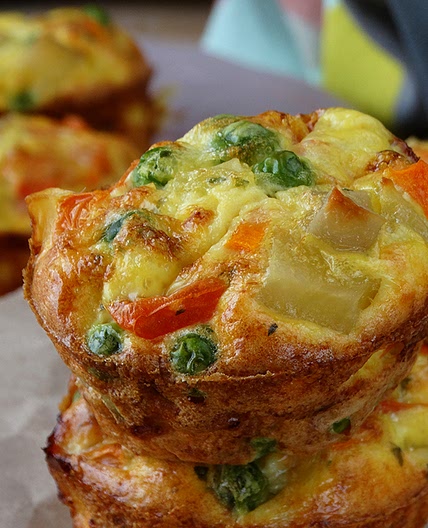 Frittatine al forno alle verdure