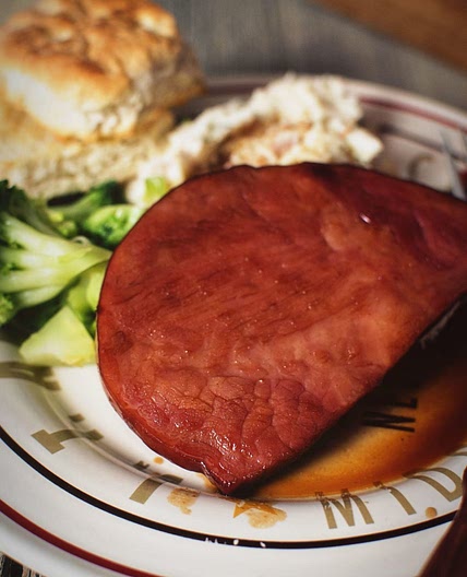Brown Sugar Glazed Ham Steak Recipe