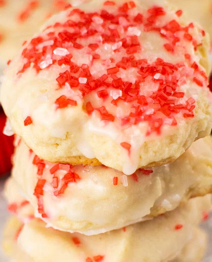 Christmas Cream Cheese Sugar Cookies