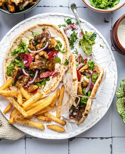 Air Fryer Chicken Shawarma