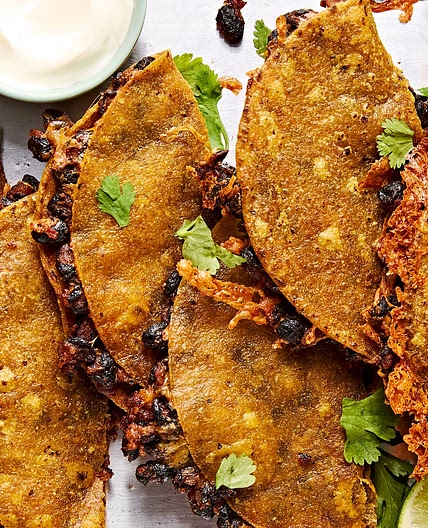 Crispy Sheet-Pan Black Bean Tacos