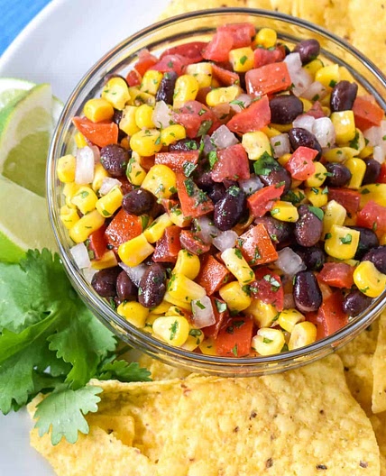 Black Bean and Corn Salsa Dip