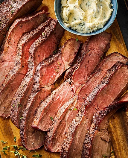 Grilled Sirloin Tip Roast