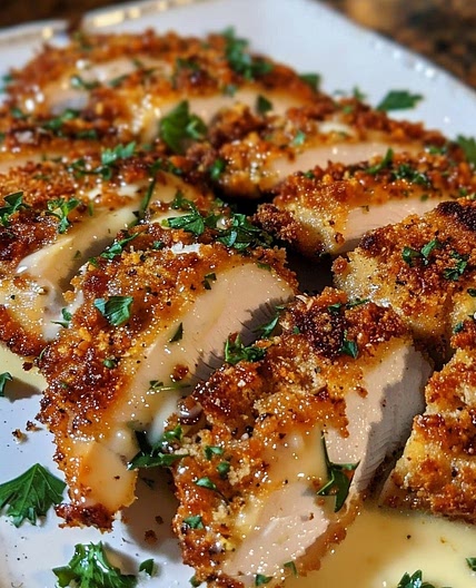 Longhorn Garlic Parmesan Crusted Chicken