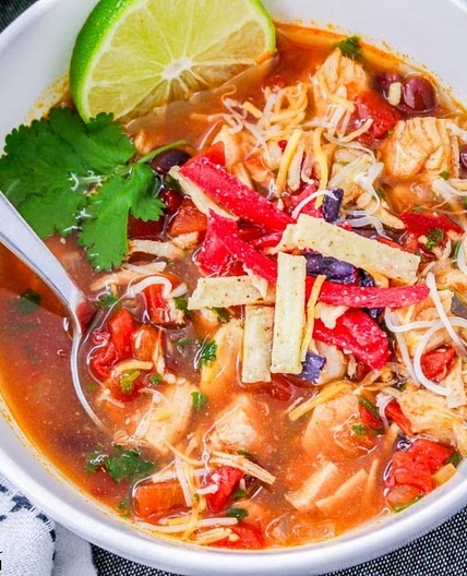 Crockpot Southwest Chicken Soup Printable Recipe