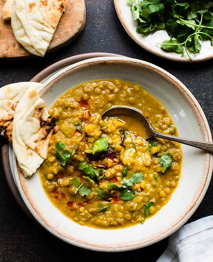 Spiced Butternut Squash Lentil Soup (Vegan)