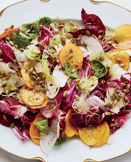 Winter Slaw With Red Pears and Pumpkin Seeds