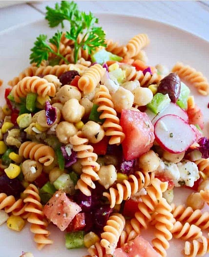 Effortless Greek Pasta Salad!