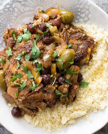 Slow Cooker Chicken with Moroccan Spices