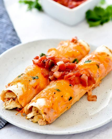 Ranch Chicken Enchiladas