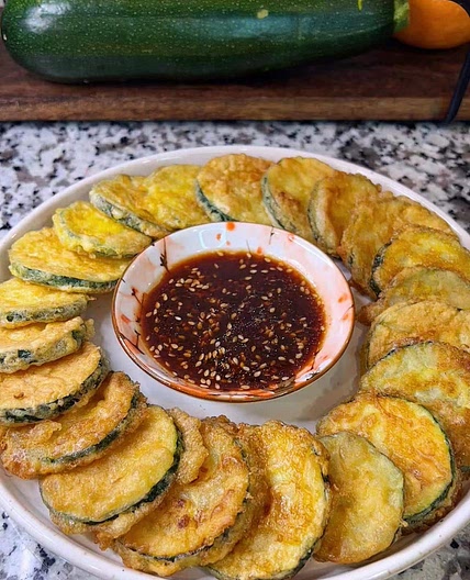 Pan Fried Zucchini (HOBAK JEON)