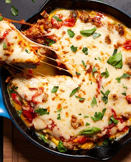 Italian Sausage & Pepper Frittata Affogato