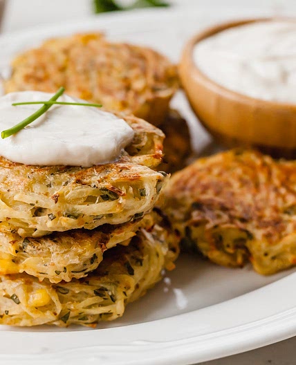 Potato-Corn Latkes
