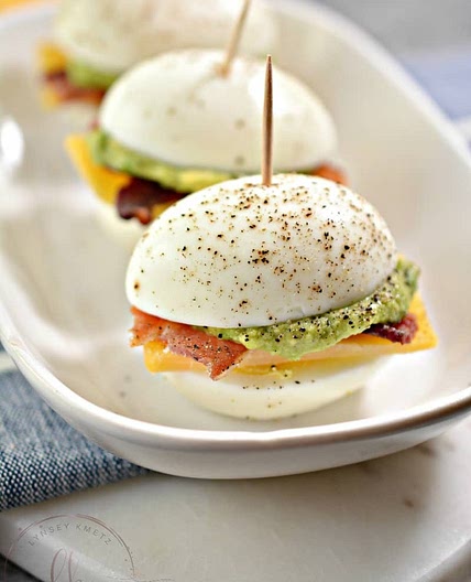 Keto Bacon, Egg, & Cheese Sliders