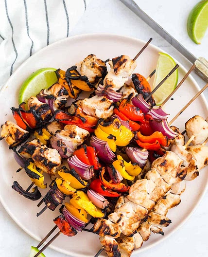 Coconut Lime Chicken Skewers