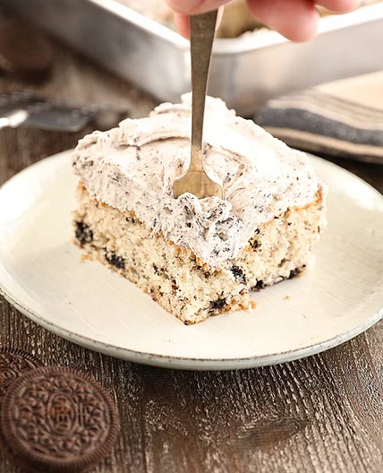 Cookies and Cream Sheet Cake