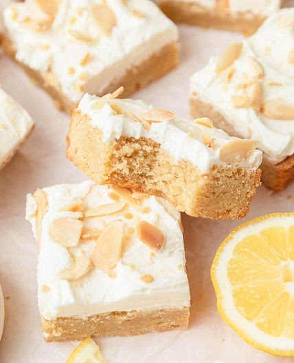 Frosted Lemon Sugar Cookie Bars